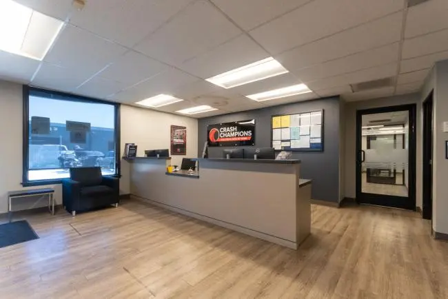 Interior repair bay of Crash Champions Bellflower